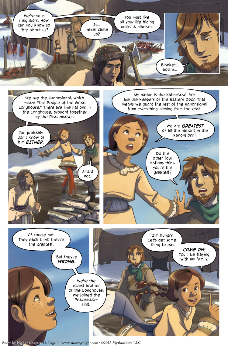 Keepers of the Eastern Door, Page 9
