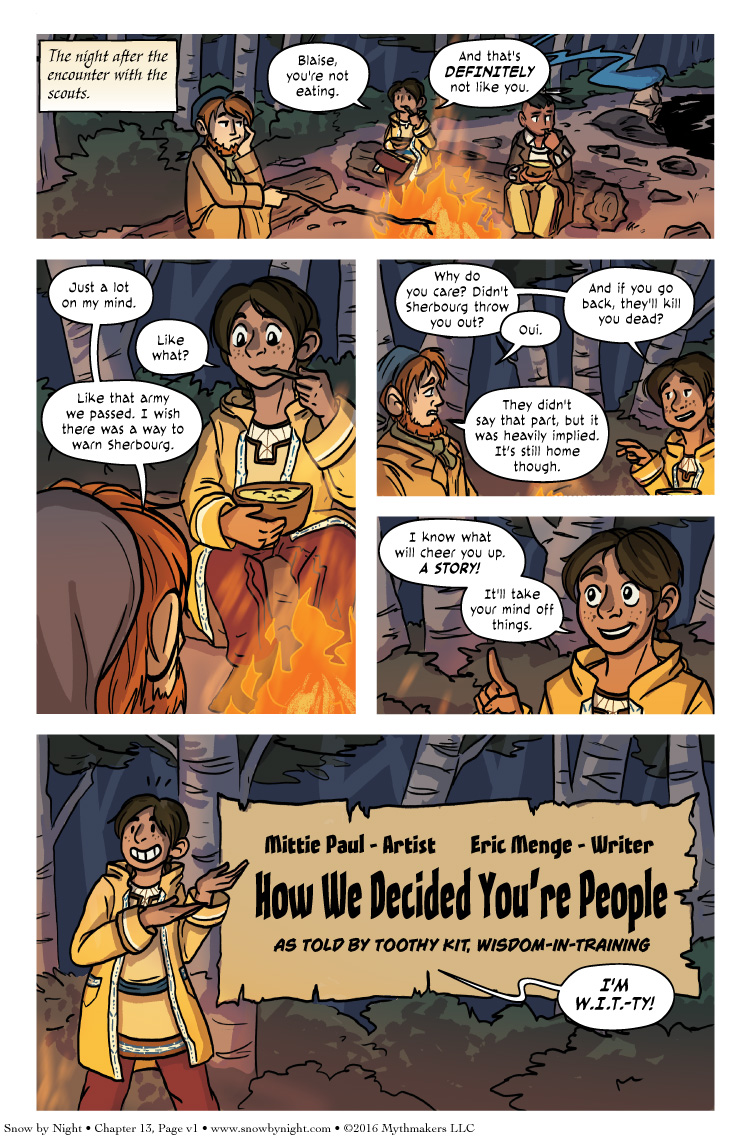 How We Decided You're People, Page 1